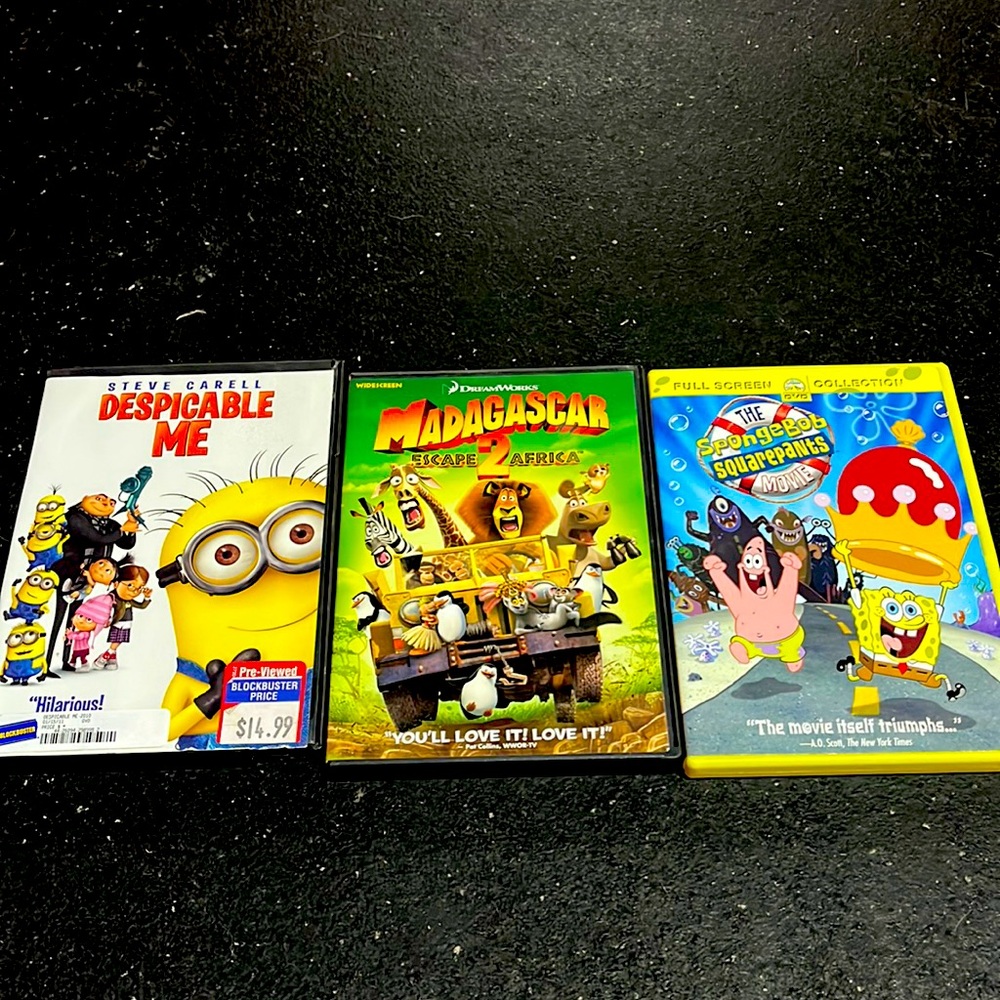 Kids DVDs.